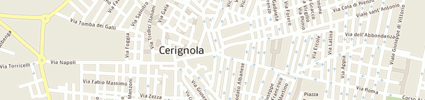 Mappa della impresa merlicco francesco a CERIGNOLA