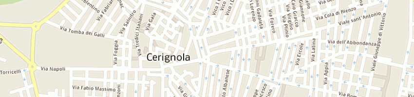 Mappa della impresa granata srl a CERIGNOLA