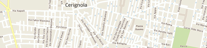 Mappa della impresa azzollino sport a CERIGNOLA