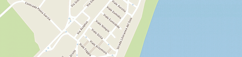 Mappa della impresa hotel gabbiano a MANFREDONIA
