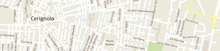Mappa della impresa claudione rosaria a CERIGNOLA