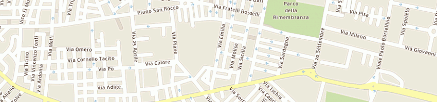 Mappa della impresa shop cart di valente domenico a CERIGNOLA