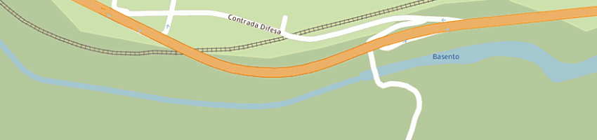 Mappa della impresa stazione servizio mobil di petraglia giovanni e c snc a POTENZA