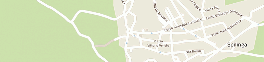 Mappa della impresa mobilificio tania srl  a SPILINGA