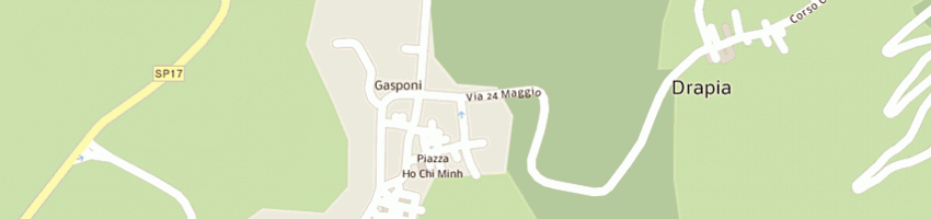 Mappa della impresa tourist residence srl a DRAPIA