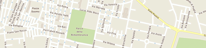 Mappa della impresa assicurazioni nuova tirrena a CERIGNOLA