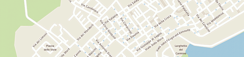 Mappa della impresa cartolibreria block notes di diliso a FOGGIA