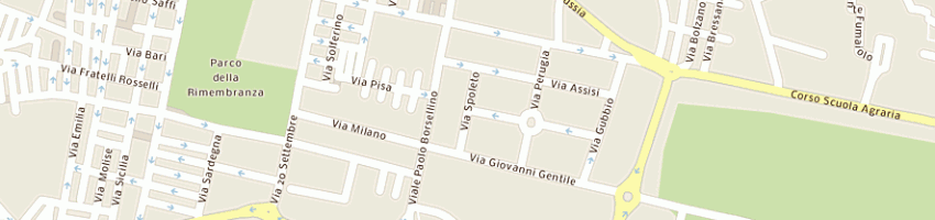 Mappa della impresa stp di valentino salvatore a CERIGNOLA