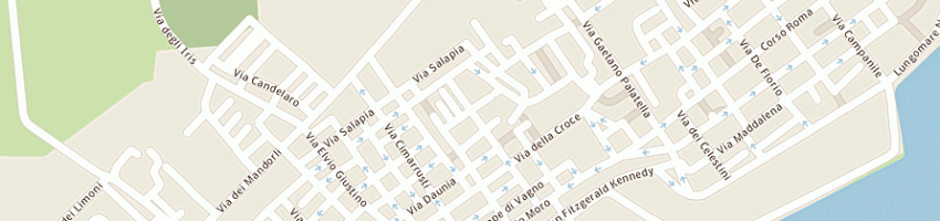Mappa della impresa olivieri antonio angelo a MANFREDONIA