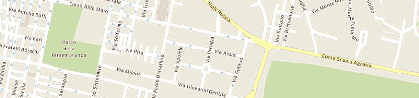 Mappa della impresa emporio di pagnotti addolorata a CERIGNOLA