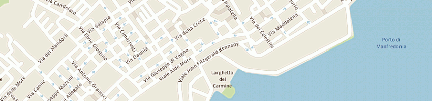 Mappa della impresa fraternita' di accoglienza paolo vi a MANFREDONIA