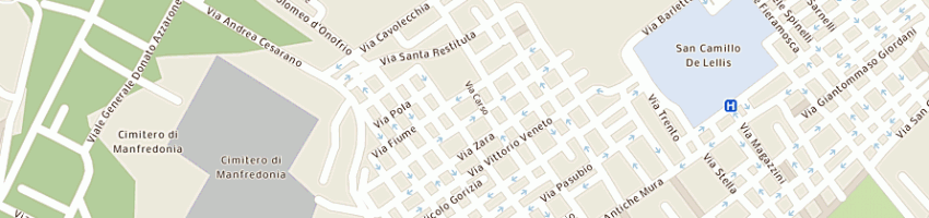 Mappa della impresa pacillo francesco a MANFREDONIA