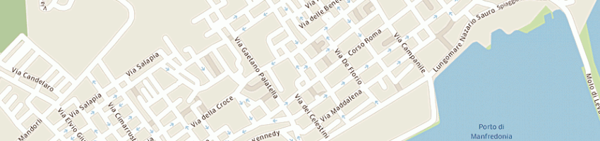 Mappa della impresa di lauro michele a MANFREDONIA