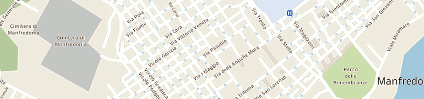 Mappa della impresa murgo lorenzo e michele e c (snc) a MANFREDONIA