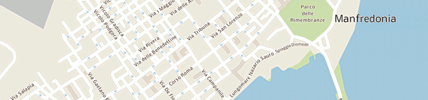 Mappa della impresa foto cine lino losciale a MANFREDONIA