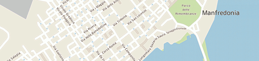 Mappa della impresa de palo donatella a MANFREDONIA