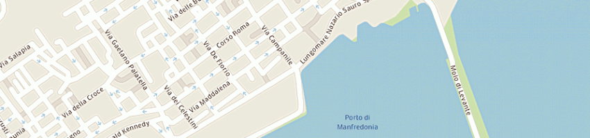 Mappa della impresa soc coop pescatori stella maris a MANFREDONIA