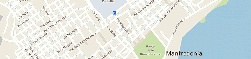 Mappa della impresa de pino rita a MANFREDONIA