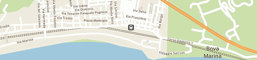 Mappa della impresa camping pugliese di pugliese teresa  a BOVA MARINA