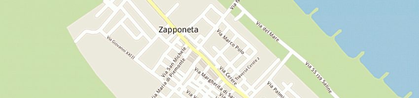 Mappa della impresa la macchia group srl a ZAPPONETA