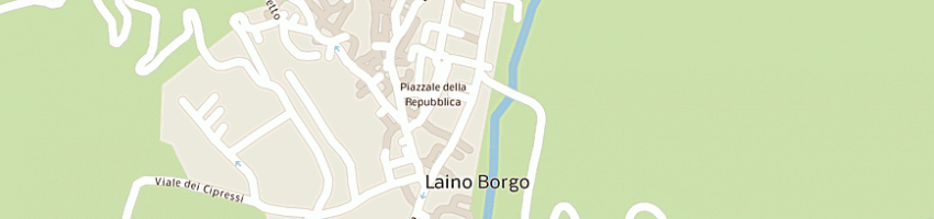 Mappa della impresa il mercatino dell'abbigliamento di de franco g  a LAINO BORGO