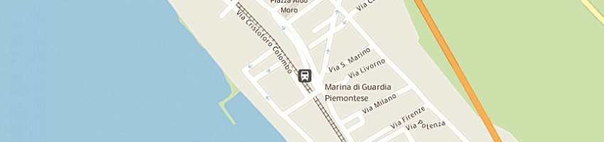 Mappa della impresa albergo moderno a GUARDIA PIEMONTESE