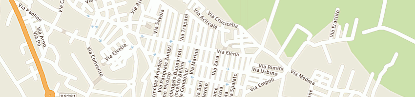 Mappa della impresa scandinaro maria grazia  a ROSARNO