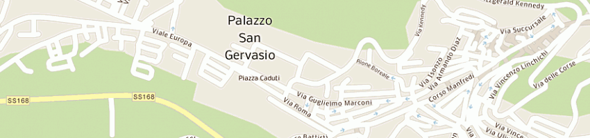 Mappa della impresa clinco michele a PALAZZO SAN GERVASIO