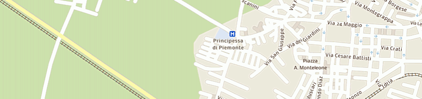 Mappa della impresa service bi e ci di ciccone biagio a REGGIO CALABRIA