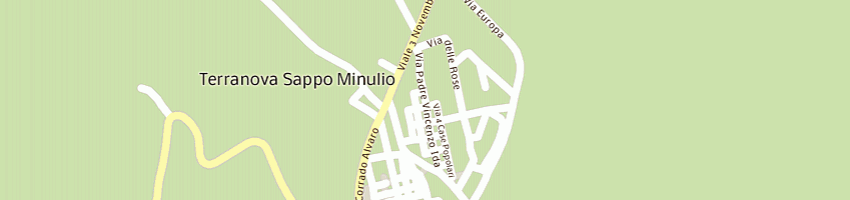 Mappa della impresa padri missionari santuario ss crocefisso a TERRANOVA SAPPO MINULIO
