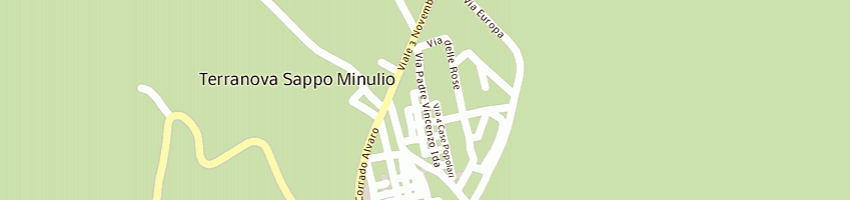 Mappa della impresa ditta ind arena vincenzo di arena vincenzo a TERRANOVA SAPPO MINULIO