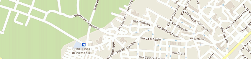 Mappa della impresa studio tecnico associato sta  a TAURIANOVA