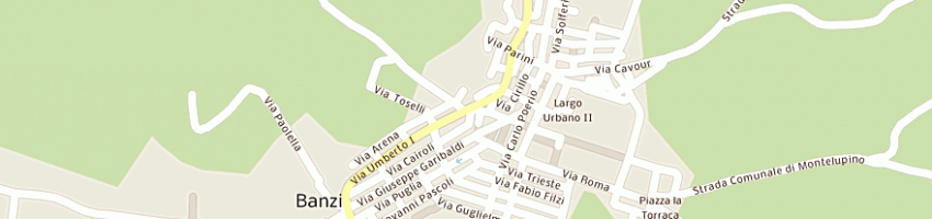 Mappa della impresa eurotende di piturro donatina a BANZI