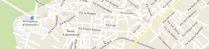 Mappa della impresa arceri vincenzo a TAURIANOVA