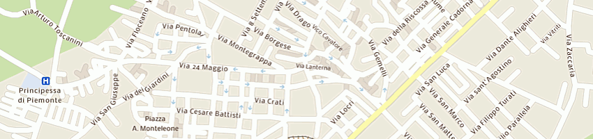 Mappa della impresa coco albanese di coco rosario a TAURIANOVA