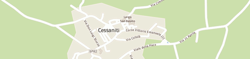 Mappa della impresa nuova frantumazione inerti calabrese (snc)  a CESSANITI