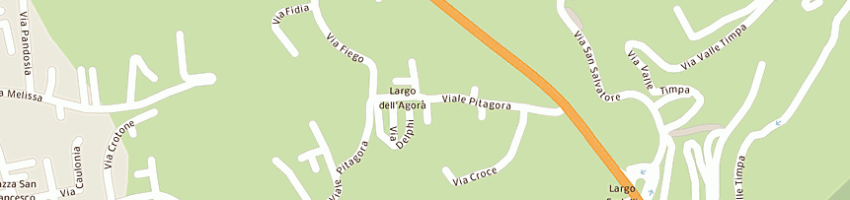 Mappa della impresa fashion distribuzione di russo pietro a PAOLA