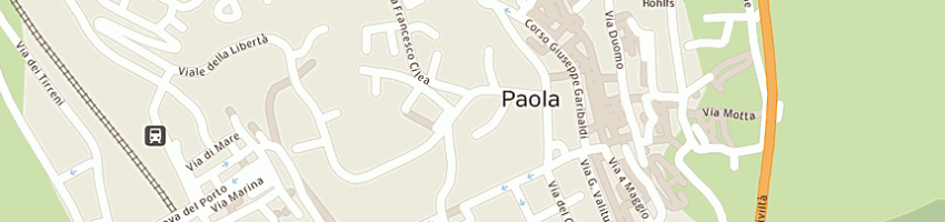 Mappa della impresa sax group srl  a PAOLA