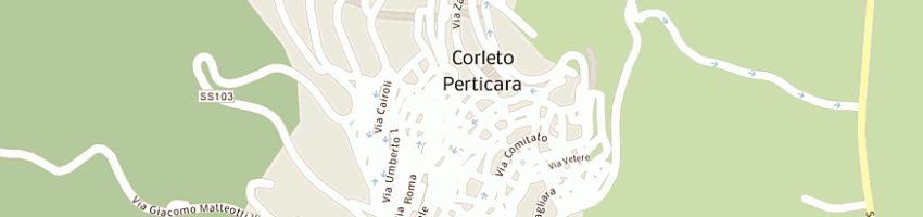 Mappa della impresa solidarieta' sociale societa' cooperativa sociale a r l a CORLETO PERTICARA