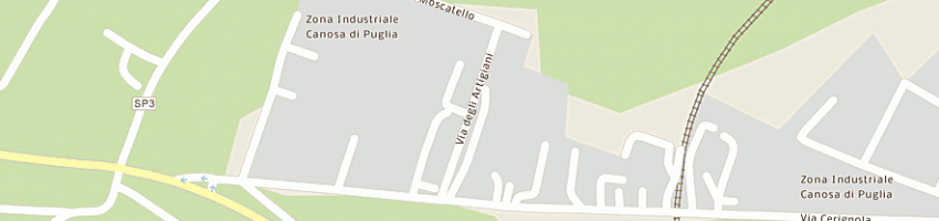 Mappa della impresa apulia food srl a CANOSA DI PUGLIA