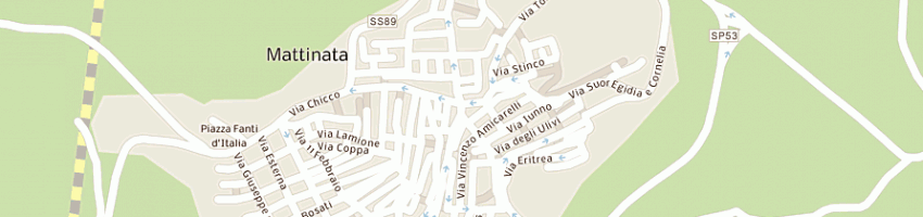Mappa della impresa ricucci matteo e c (snc) a MATTINATA