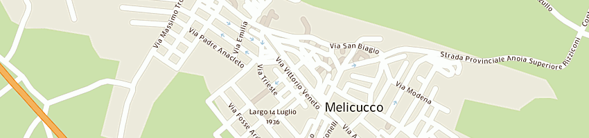Mappa della impresa costa viola residence srl a REGGIO CALABRIA