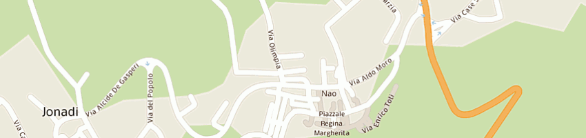 Mappa della impresa municipio  a JONADI