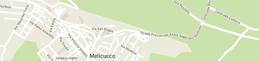 Mappa della impresa monea gaetano a MELICUCCO
