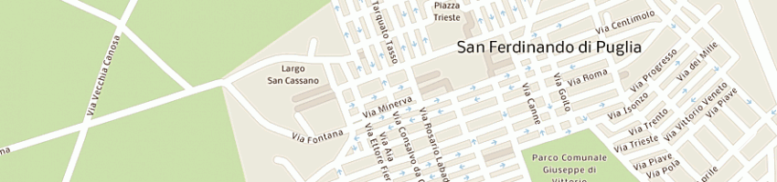Mappa della impresa farmacia agricola gt (snc) a SAN FERDINANDO DI PUGLIA