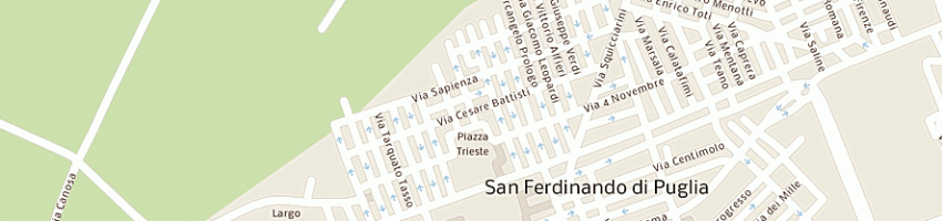 Mappa della impresa d'addato pietro a SAN FERDINANDO DI PUGLIA
