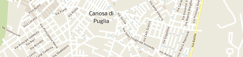 Mappa della impresa flli di monte snc di di monte giacomo e c a CANOSA DI PUGLIA