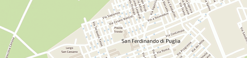 Mappa della impresa galtex srl a SAN FERDINANDO DI PUGLIA