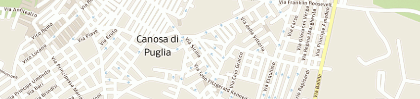 Mappa della impresa pavone giovanni battista a CANOSA DI PUGLIA