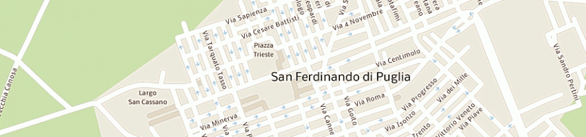 Mappa della impresa bar centrale di ditrani michele e c snc a SAN FERDINANDO DI PUGLIA